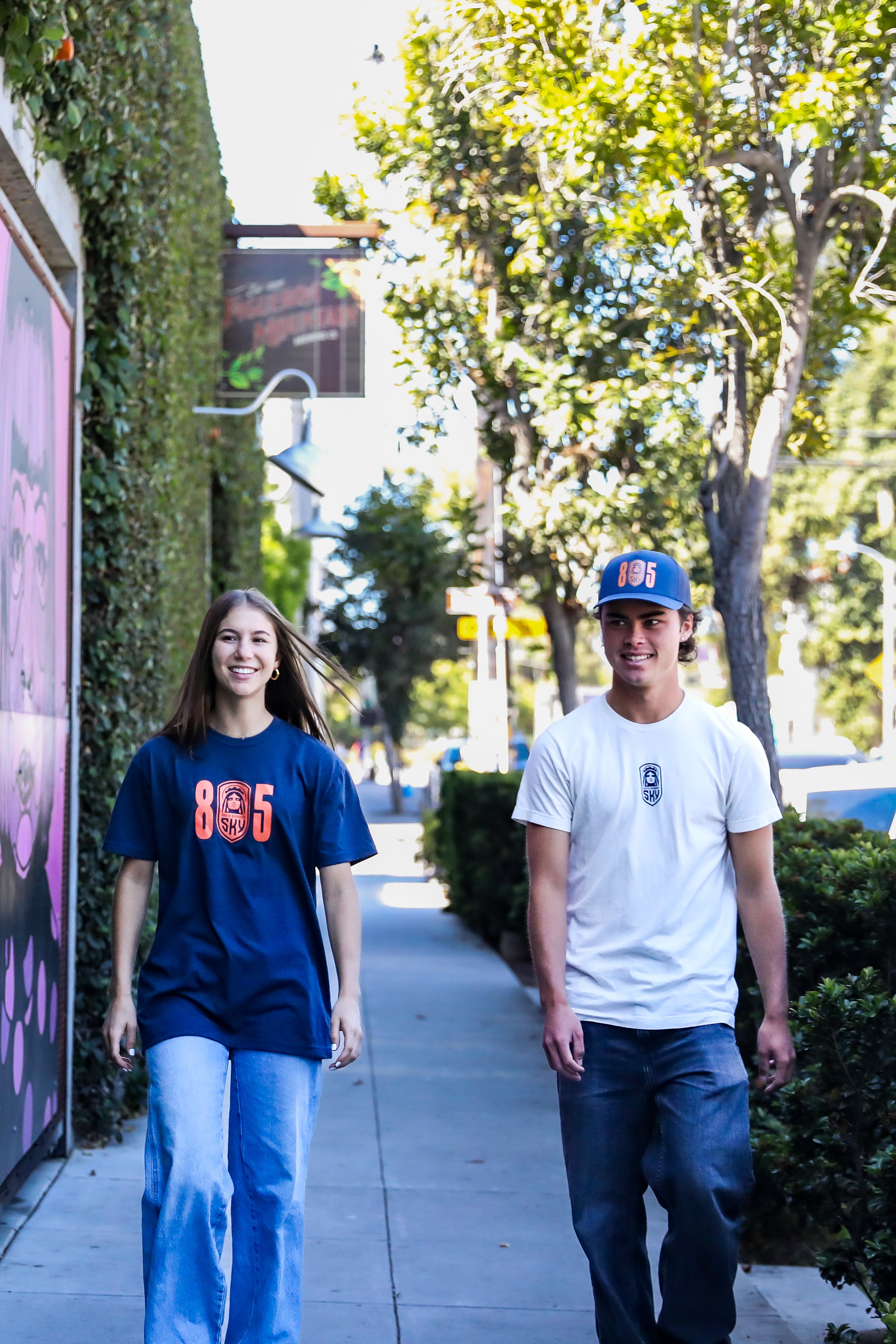 805 SB SKY FC Tee - Heathered Sky Navy