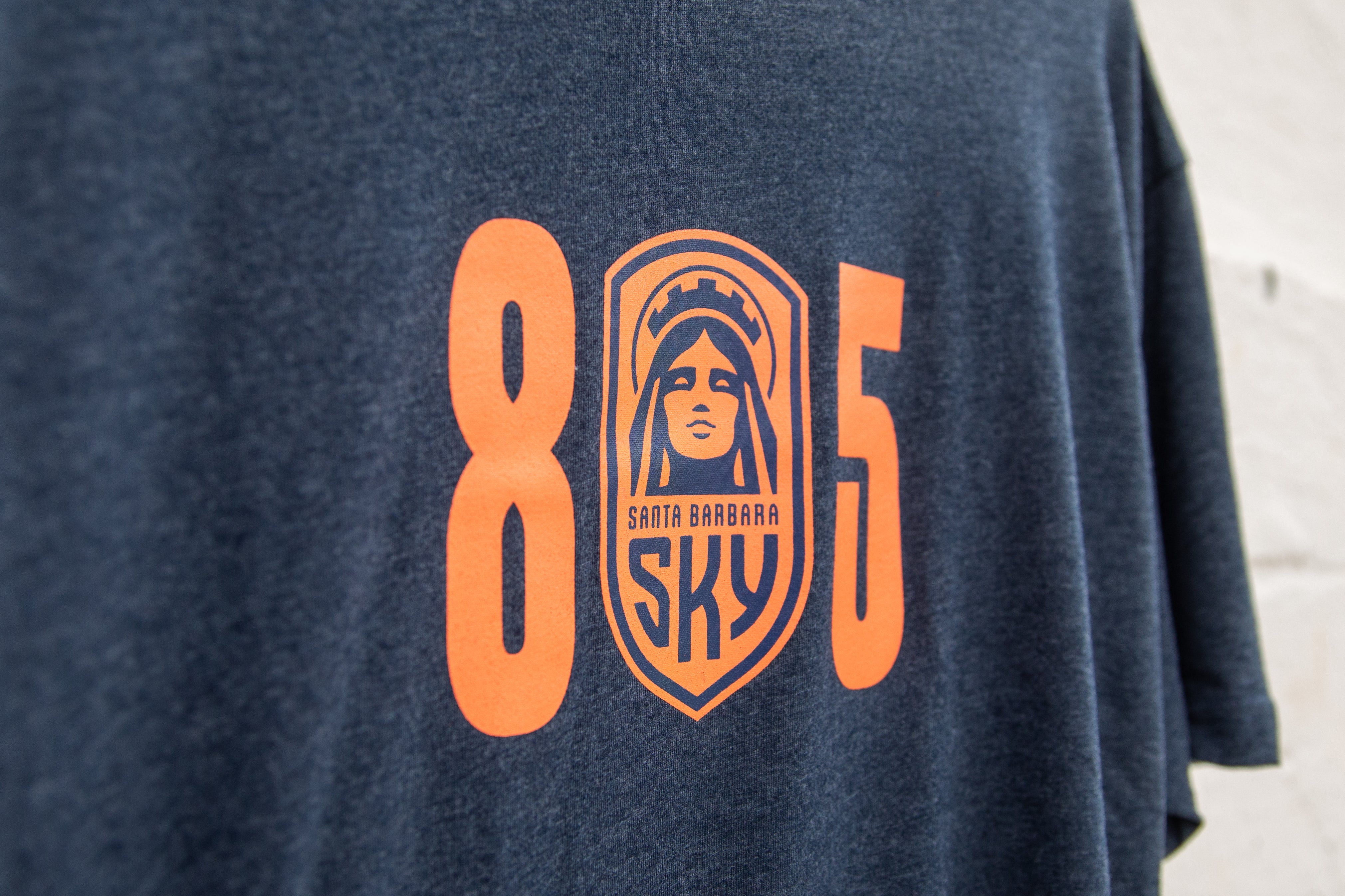 805 SB SKY FC Tee - Heathered Sky Navy