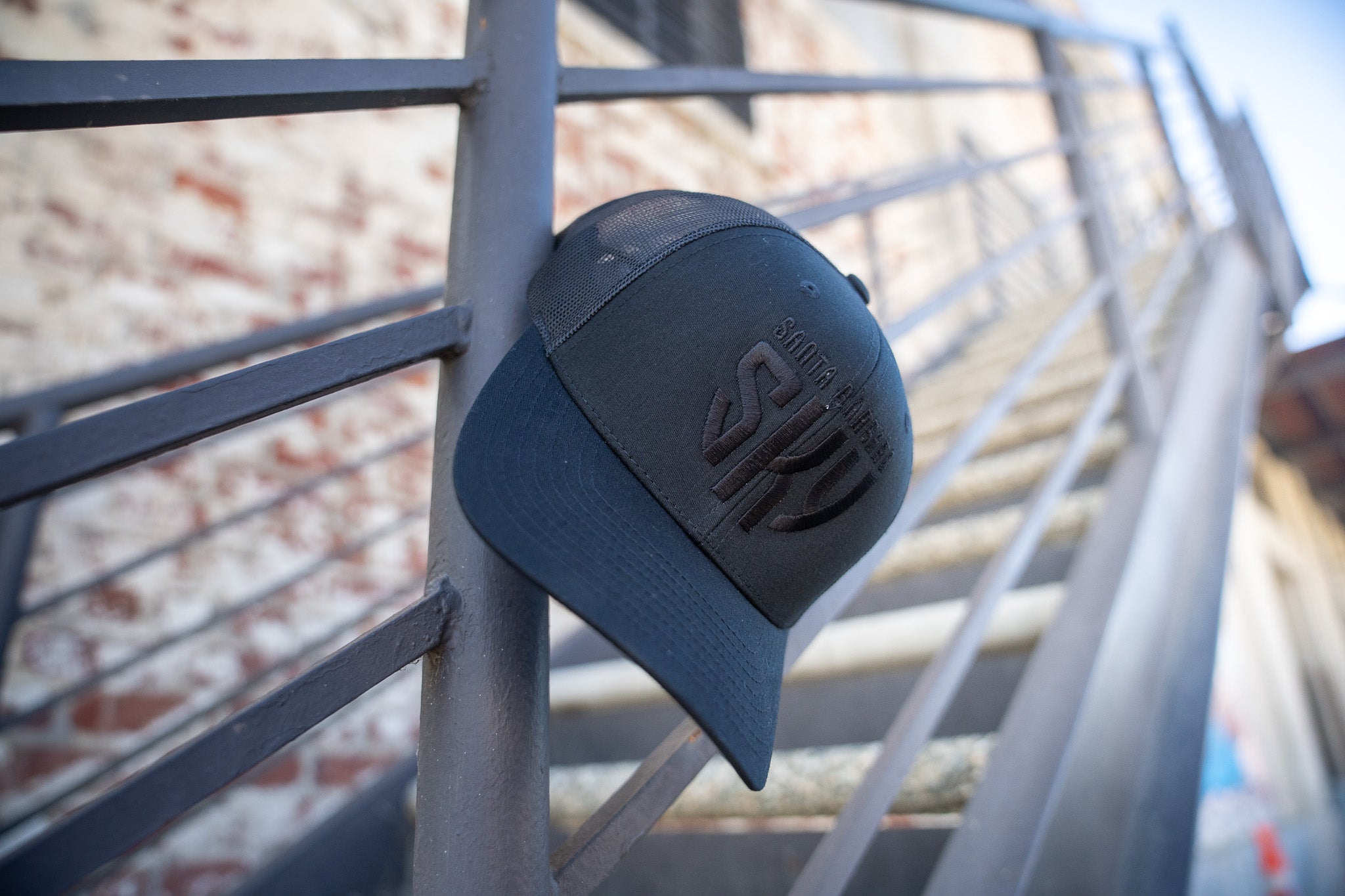 SB SKY FC Trucker Hat - Night Black Embroidery