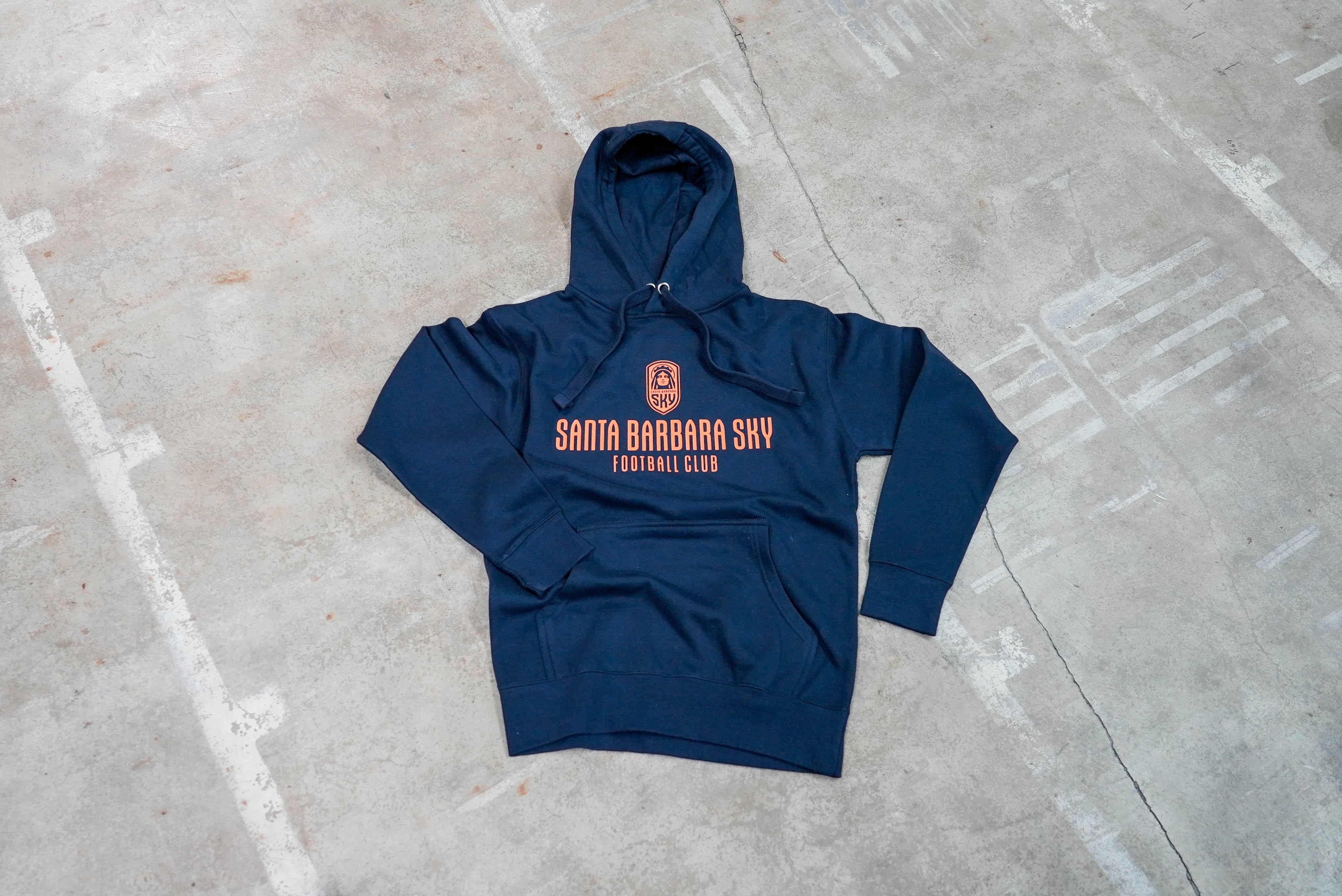 Unisex - Classic SKY FC Midweight Hoodie - Navy Night Sky