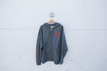 Unisex - Santa Barbara SKY FC - Zip Lightweight Hoodie - Grey