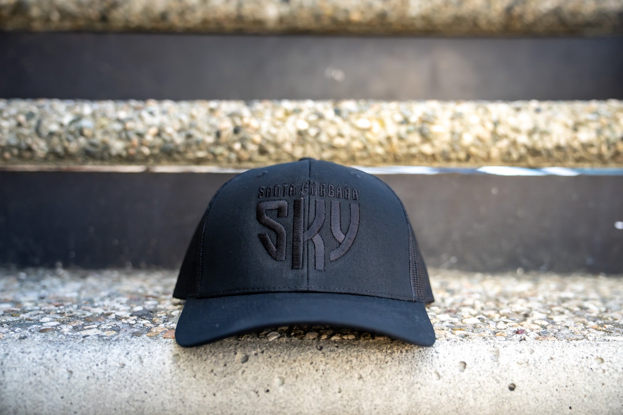 SB SKY FC Trucker Hat - Night Black Embroidery