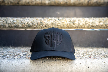 SB SKY FC Trucker Hat - Night Black Embroidery